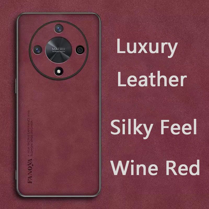 Luxury Business Retro Leather Phone Case For Honor X9b, Shockproof Fall prevention Protective Case