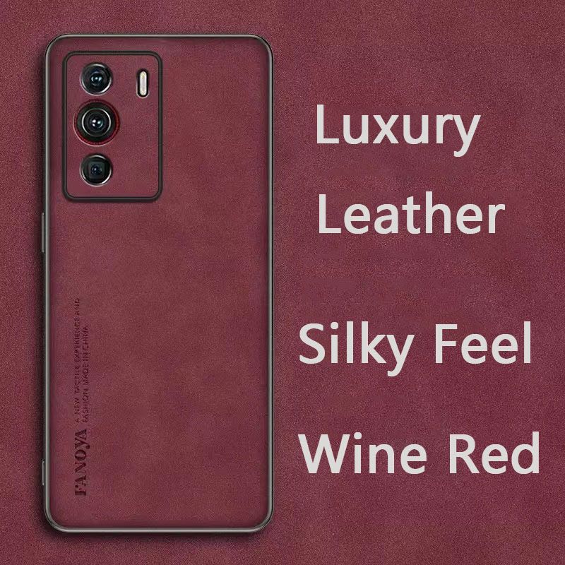 Luxury Business Retro Leather Phone Case For ZTE nubia Z40 Pro, Shockproof Fall prevention Protective Case