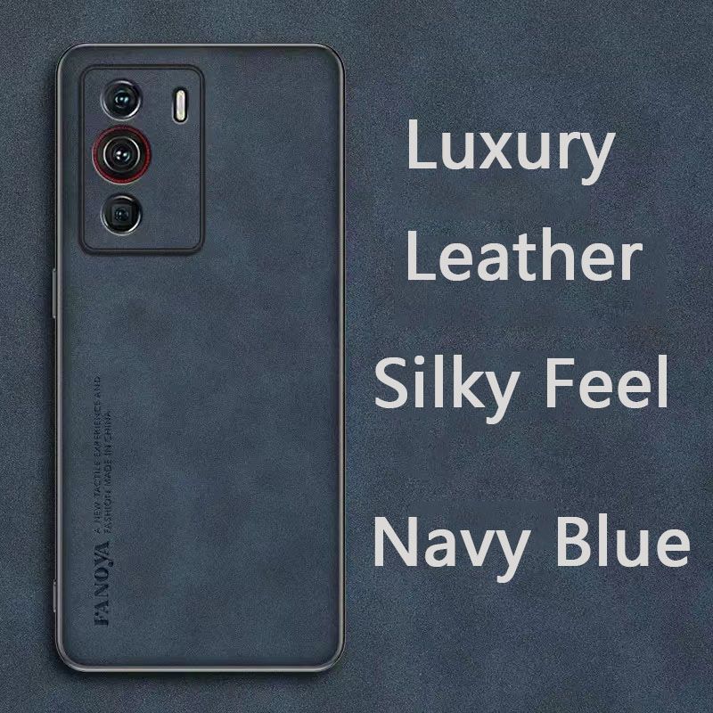 Luxury Business Retro Leather Phone Case For ZTE nubia Z40 Pro, Shockproof Fall prevention Protective Case