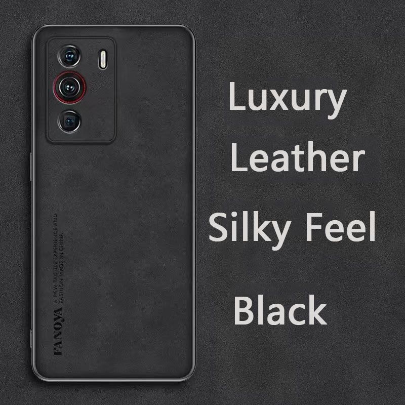 Luxury Business Retro Leather Phone Case For ZTE nubia Z40 Pro, Shockproof Fall prevention Protective Case
