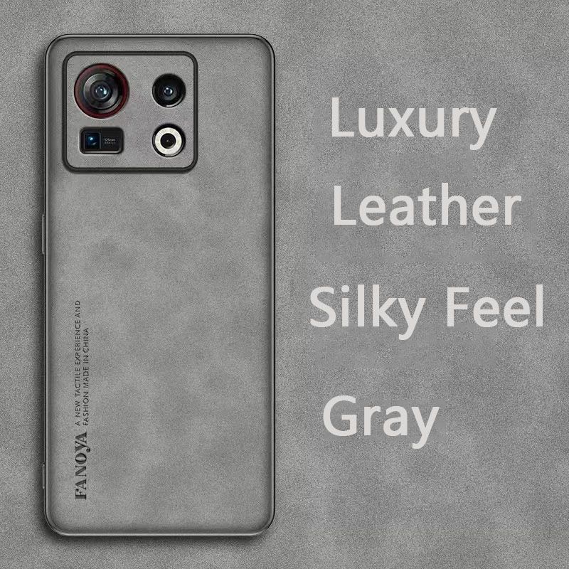 Luxury Business Retro Leather Phone Case For ZTE nubia Z40S Pro, Shockproof Fall prevention Protective Case
