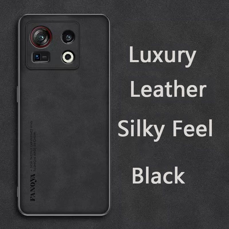 Luxury Business Retro Leather Phone Case For ZTE nubia Z40S Pro, Shockproof Fall prevention Protective Case