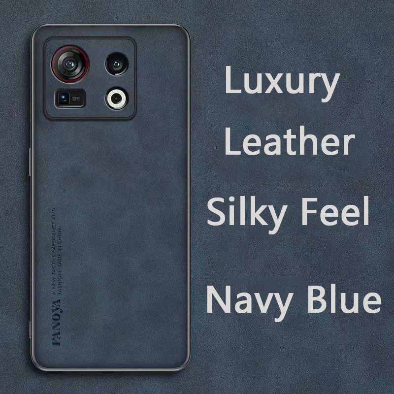 Luxury Business Retro Leather Phone Case For ZTE nubia Z40S Pro, Shockproof Fall prevention Protective Case