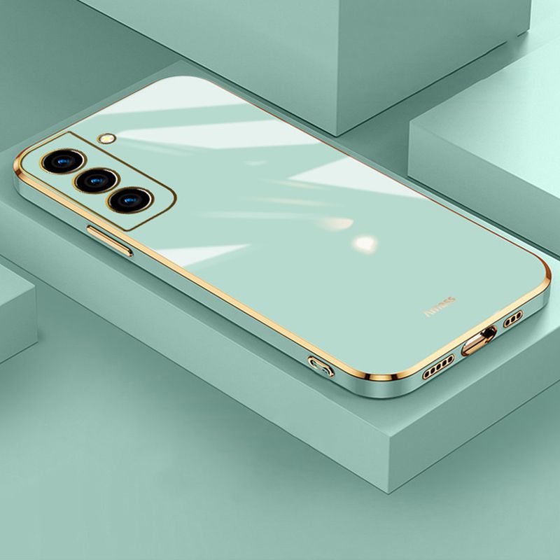 Phone Case for Samsung Galaxy A55 A35 A25 A15 A05S A54 A34 A24 A14 A33 A53 Shockproof Bumper Colourful Straight Edge Plating Silicone Cover