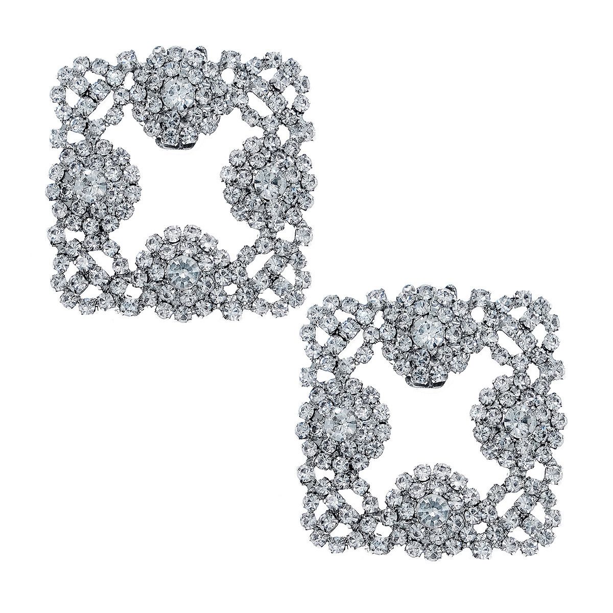 Personalised DIY Bridal Shoe Clips Daily Versatile Removable Rhinestone Shoe Buckles