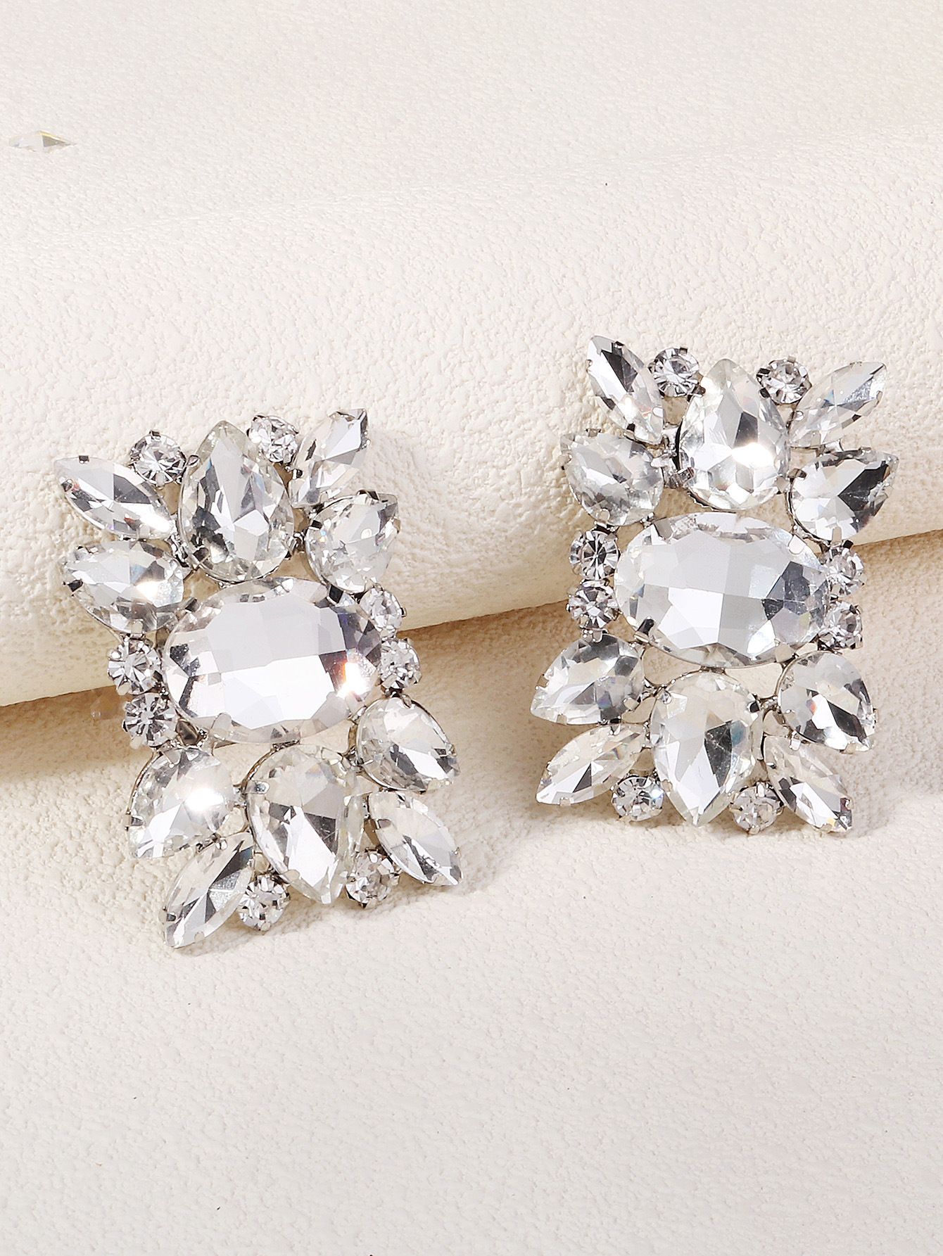 New Women's High-Heeled Shoes Decorative Bridal Wedding Shoes Accessories Toe Flowers Metal with Diamonds Shoe Clips