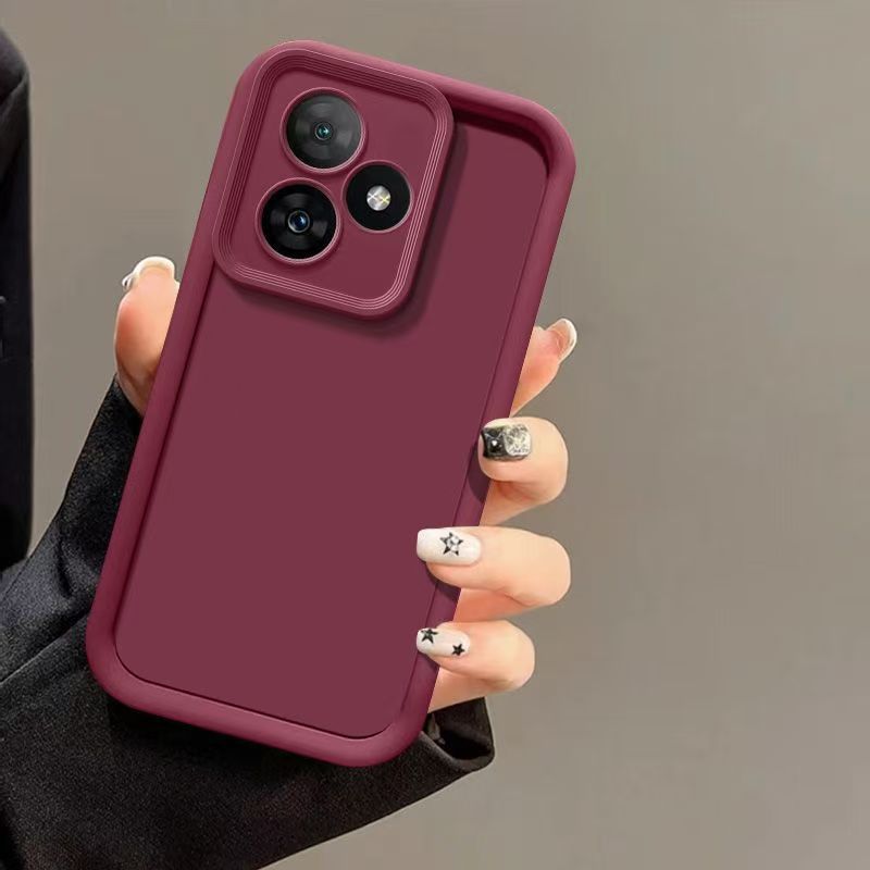 Silicone Phone Case For OPPO Realme C61/Realme C63 Fall Prevention Protective Case