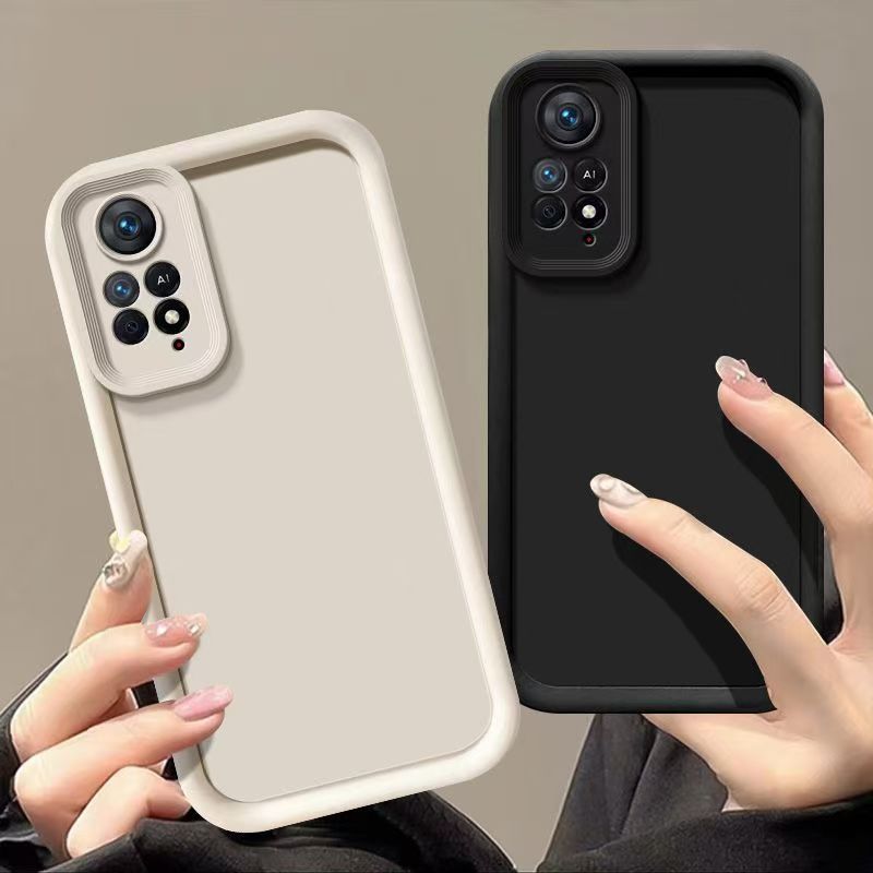 Silicone Phone Case For Xiaomi Redmi Note 12 Pro 4G/Note 11 Pro 6.67" Fall Prevention Protective Case