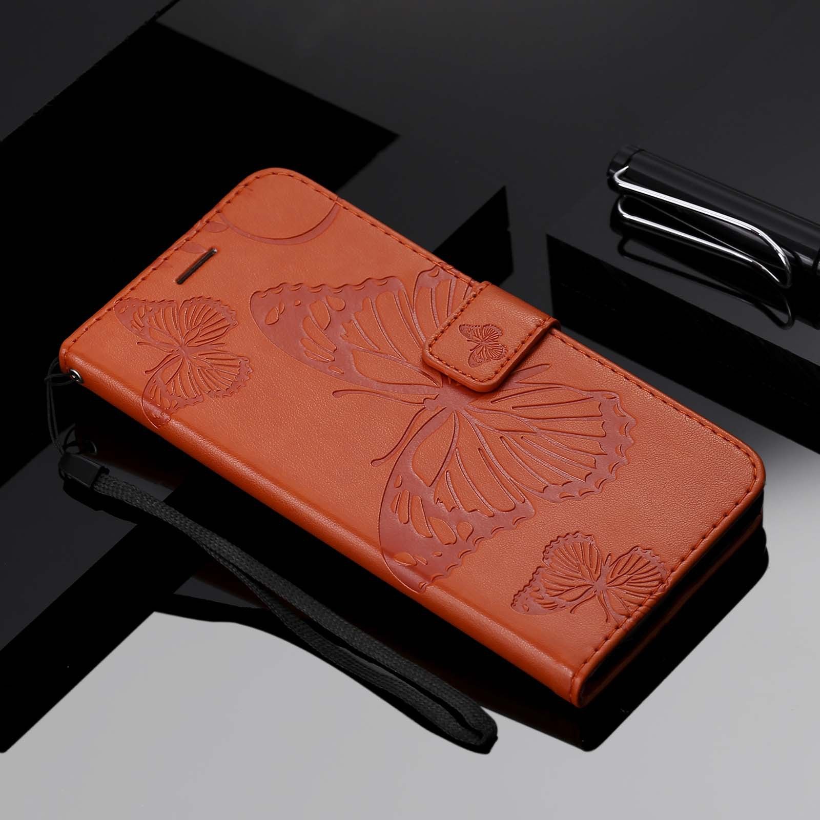 Flip Cover For Samsung Galaxy S8 S9 S10 S20 S21 FE S22 S23 Note 10 Plus S24 Ultra Note 8 9 20 Ultra Leather Case [Flip Vintage Leather] Wallet Shockproof Durable Retro Phone Case