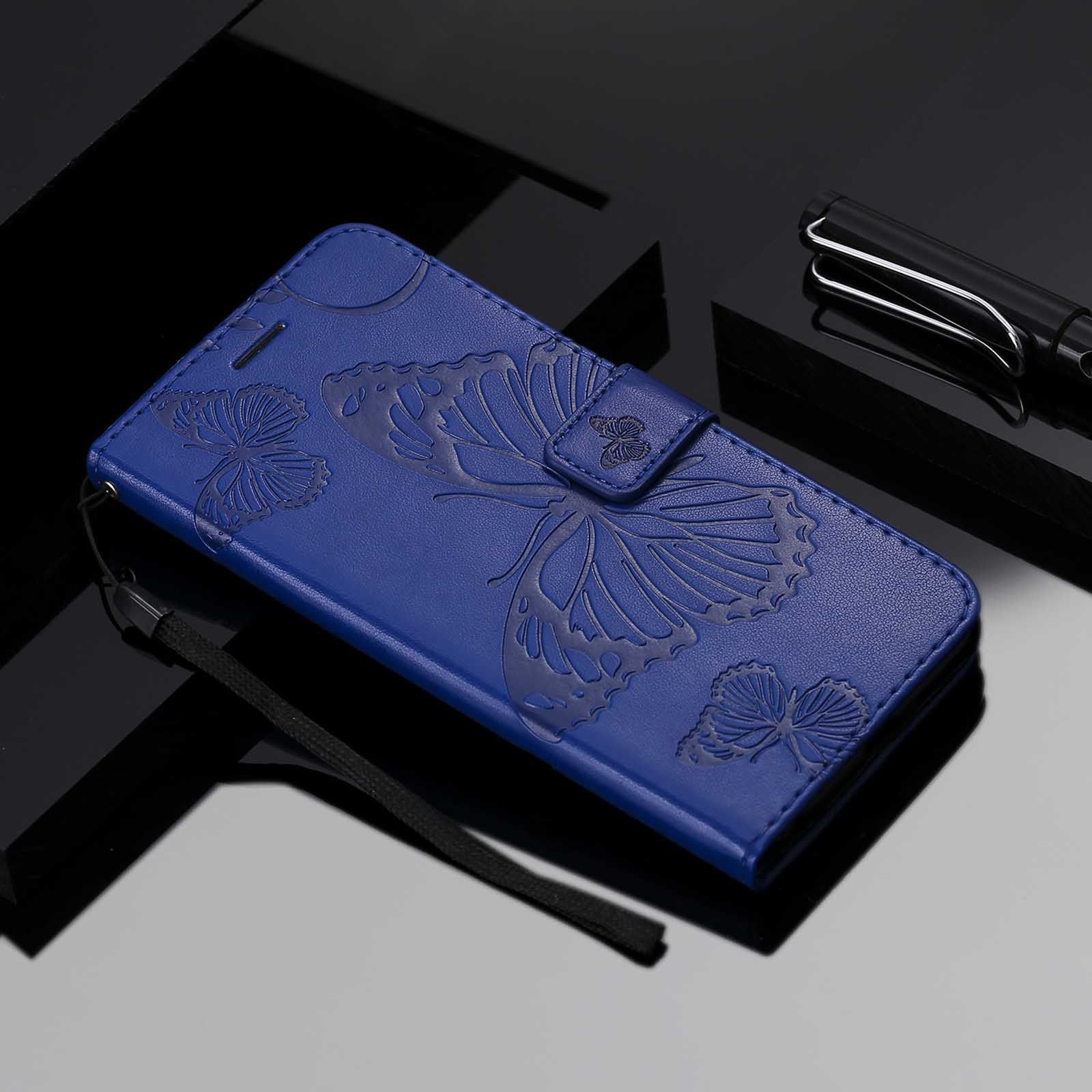 Flip Cover For Samsung Galaxy S8 S9 S10 S20 S21 FE S22 S23 Note 10 Plus S24 Ultra Note 8 9 20 Ultra Leather Case [Flip Vintage Leather] Wallet Shockproof Durable Retro Phone Case