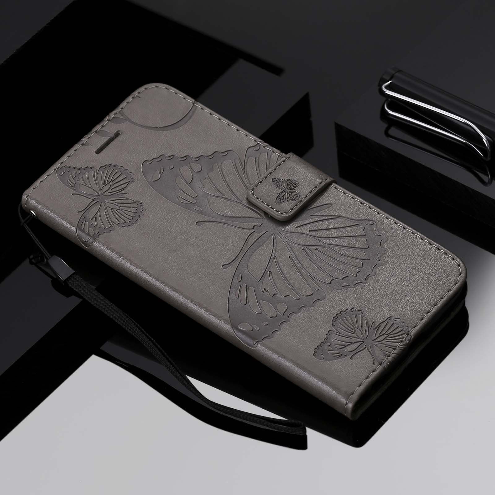 Flip Cover For Samsung Galaxy S8 S9 S10 S20 S21 FE S22 S23 Note 10 Plus S24 Ultra Note 8 9 20 Ultra Leather Case [Flip Vintage Leather] Wallet Shockproof Durable Retro Phone Case