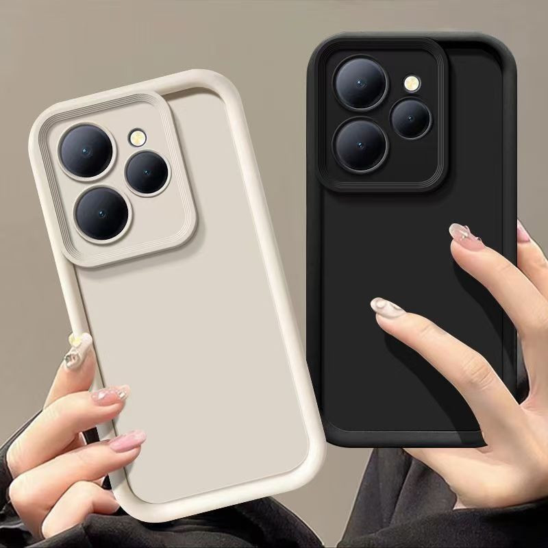 Silicone Phone Case For Tecno Spark 20C 6.6"/ Spark 20 6.6" / Spark Go 2024 6.6" / Pop 8 6.6" Infinix Smart 8 6.6" Fall Prevention Protective Case