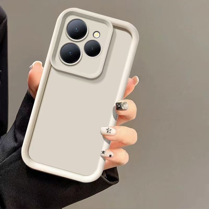 Silicone Phone Case For Tecno Spark 20C 6.6"/ Spark 20 6.6" / Spark Go 2024 6.6" / Pop 8 6.6" Infinix Smart 8 6.6" Fall Prevention Protective Case