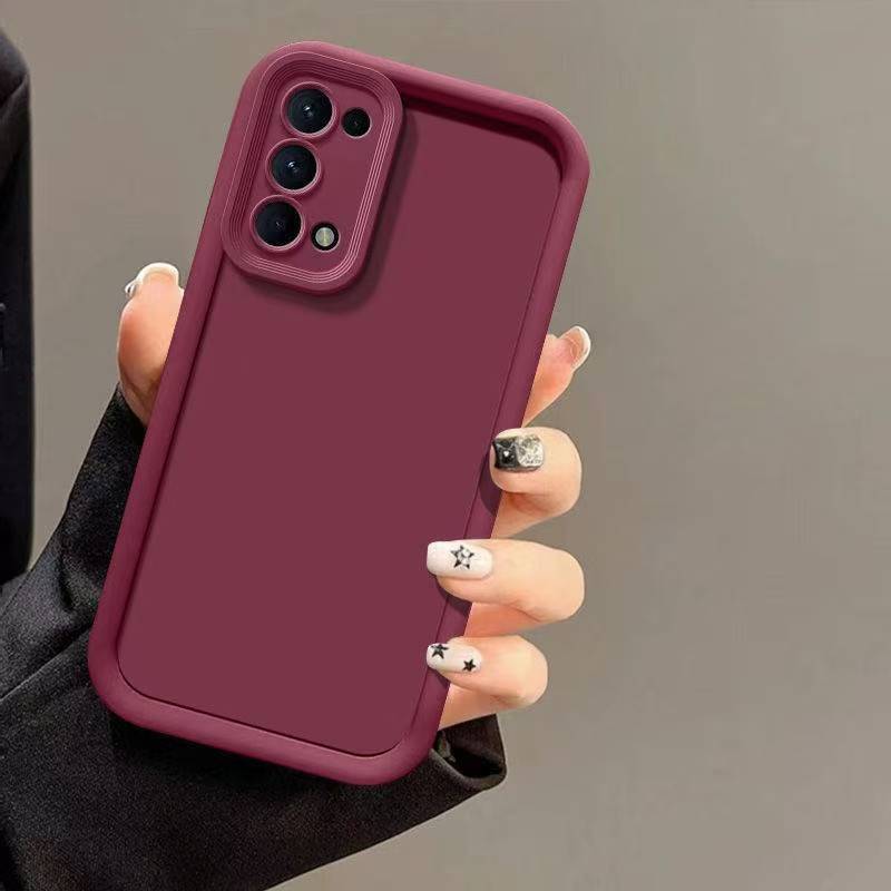 Fashion Silicone Phone Case For Oppo Reno 5 Pro 5G Fall Prevention Protective Case