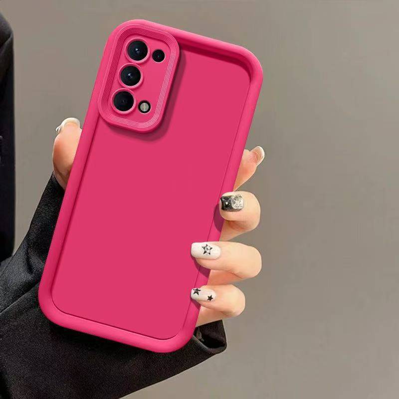 Fashion Silicone Phone Case For Oppo Reno 5 Pro 5G Fall Prevention Protective Case