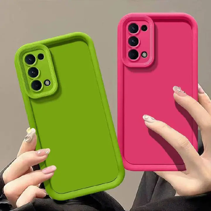 Fashion Silicone Phone Case For Oppo Reno 5 Pro 5G Fall Prevention Protective Case