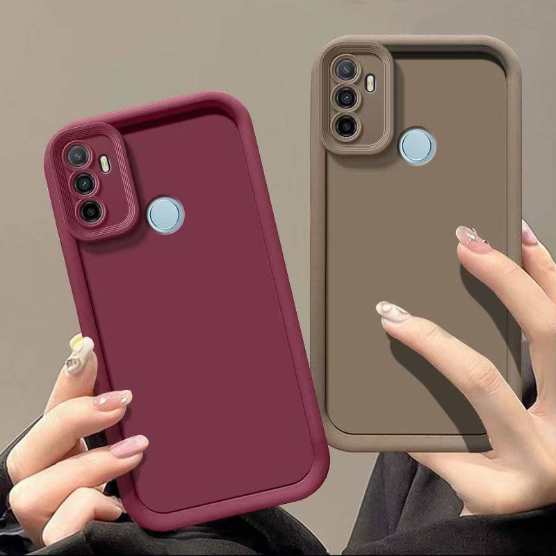 Fashion Silicone Phone Case For OPPO A53 2020/ A32 2020/ A33 2020/ A53s Fall Prevention Protective Case