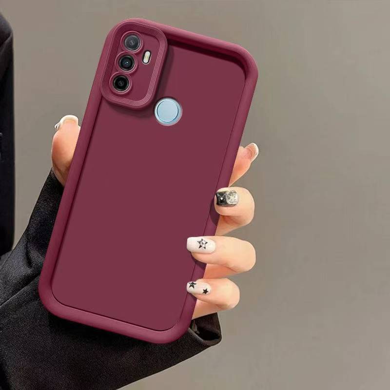 Fashion Silicone Phone Case For OPPO A53 2020/ A32 2020/ A33 2020/ A53s Fall Prevention Protective Case