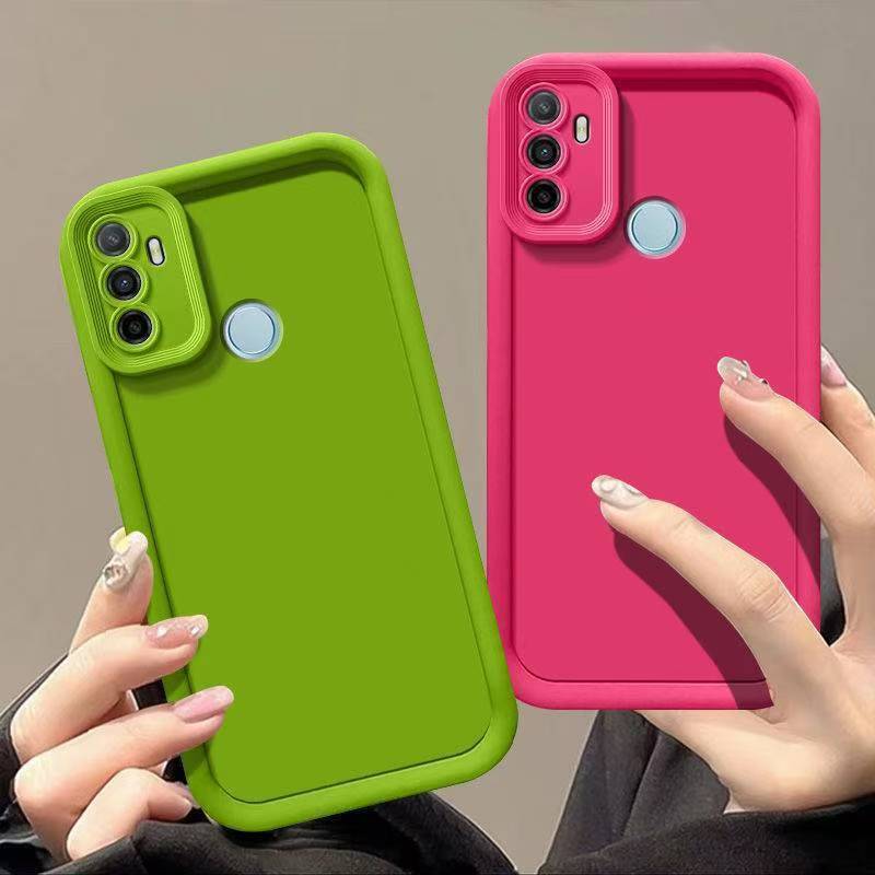 Fashion Silicone Phone Case For OPPO A53 2020/ A32 2020/ A33 2020/ A53s Fall Prevention Protective Case