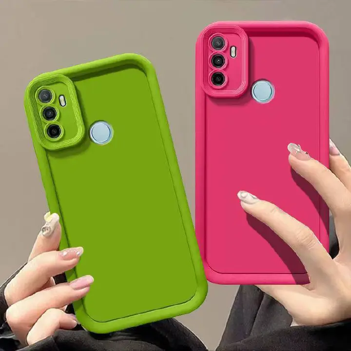 Fashion Silicone Phone Case For OPPO A53 2020/ A32 2020/ A33 2020/ A53s Fall Prevention Protective Case