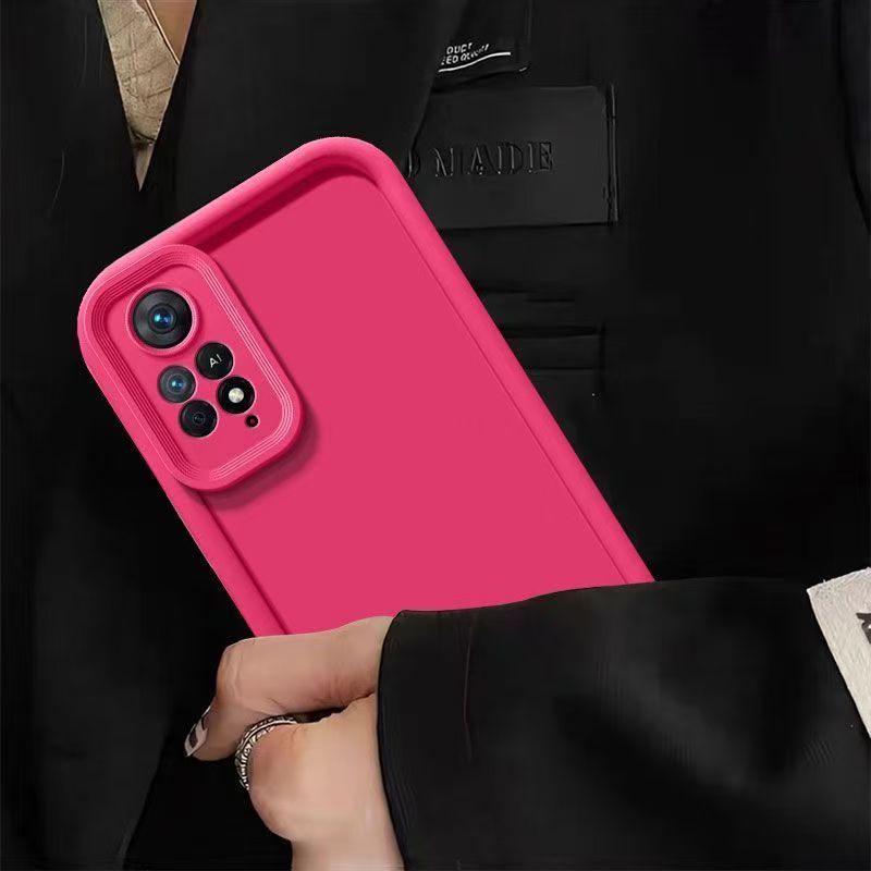 Silicone Phone Case For Xiaomi Redmi Note 12 Pro 4G/Note 11 Pro 6.67" Fall Prevention Protective Case