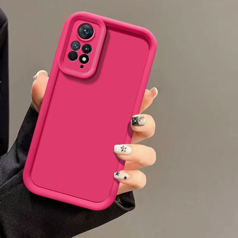 Silicone Phone Case For Xiaomi Redmi Note 12 Pro 4G/Note 11 Pro 6.67" Fall Prevention Protective Case
