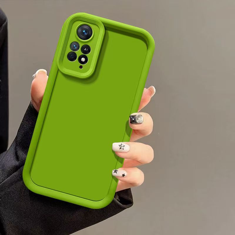 Silicone Phone Case For Xiaomi Redmi Note 12 Pro 4G/Note 11 Pro 6.67" Fall Prevention Protective Case