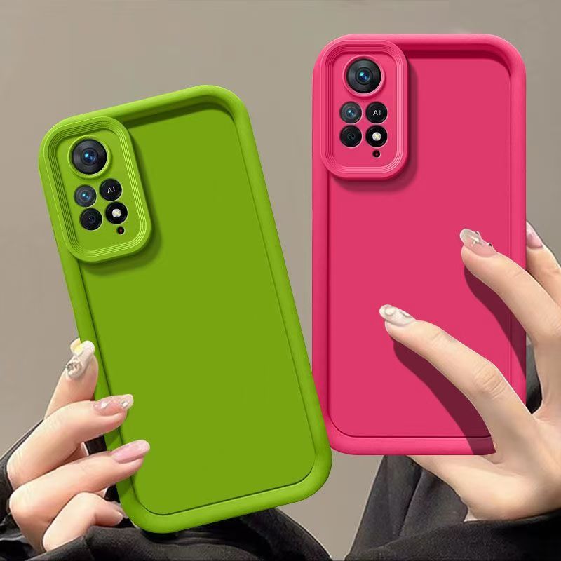 Silicone Phone Case For Xiaomi Redmi Note 12 Pro 4G/Note 11 Pro 6.67" Fall Prevention Protective Case