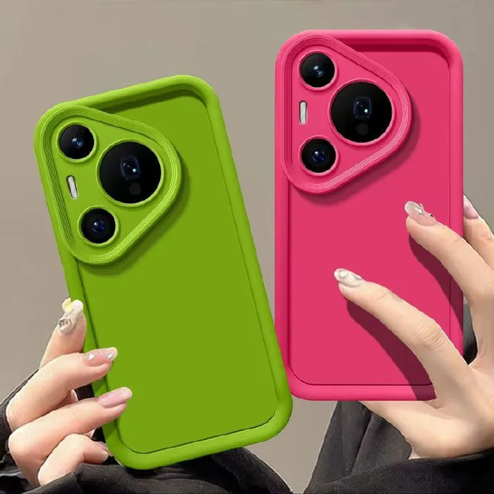 Fashion Silicone Phone Case For Huawei Pura 70 Fall Prevention Protective Case