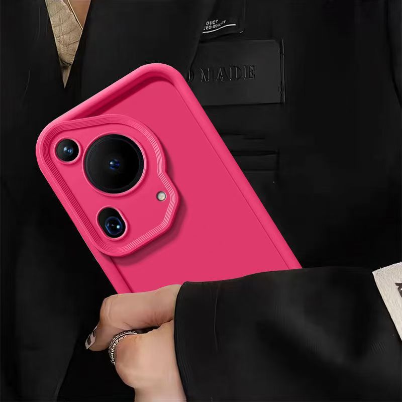 Fashion Silicone Phone Case For Huawei Pura 70 Ultra , Fall Prevention Protective Case