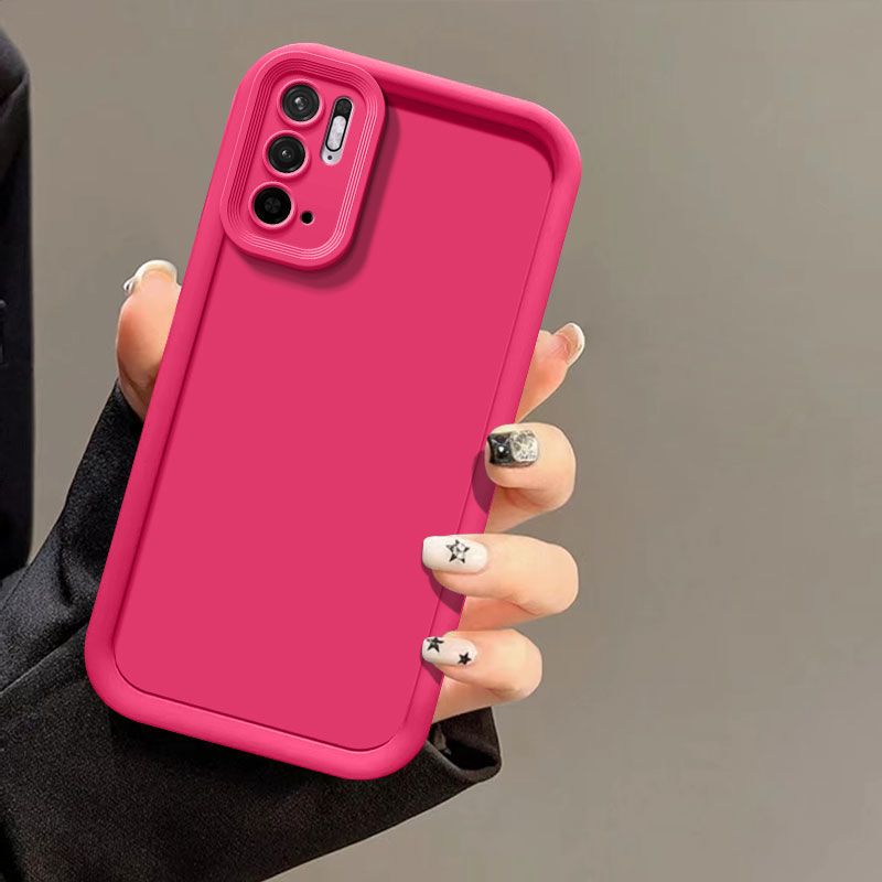 Fashion Silicone Phone Case For Xiaomi Redmi Note 10 5G Fall Prevention Protective Case