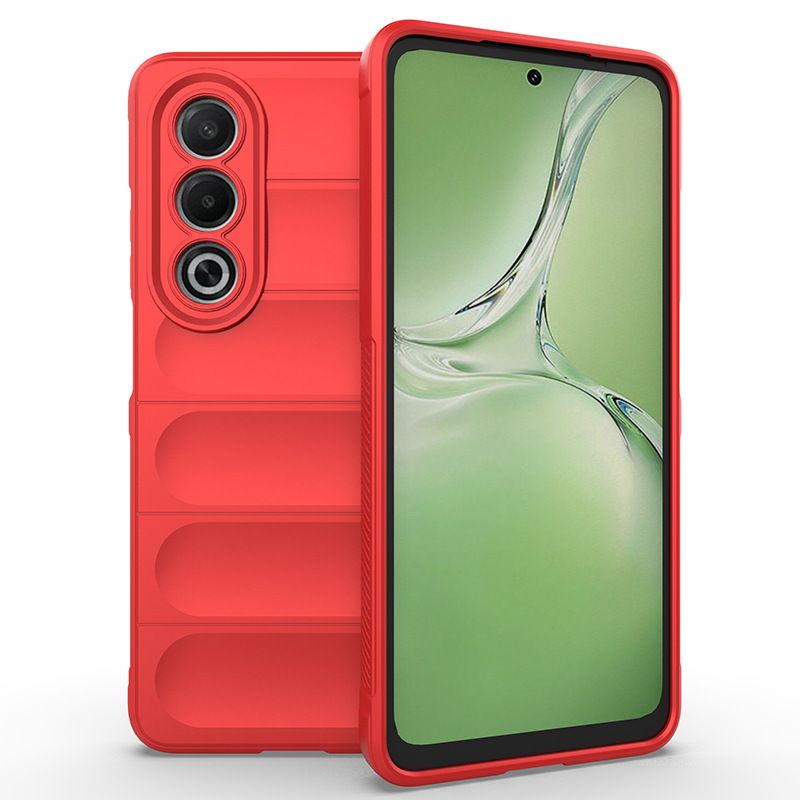 Luxury Skin Feeling Air Sac Silicone Phone Case For OPPO A80 5G/A3 Pro 5G Non Slip Anti Fall Protective Case