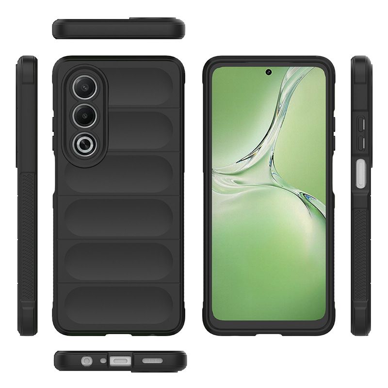 Luxury Skin Feeling Air Sac Silicone Phone Case For OPPO A80 5G/A3 Pro 5G Non Slip Anti Fall Protective Case