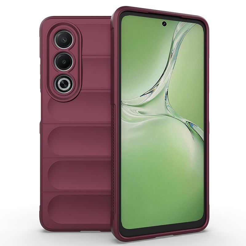 Luxury Skin Feeling Air Sac Silicone Phone Case For OPPO A80 5G/A3 Pro 5G Non Slip Anti Fall Protective Case