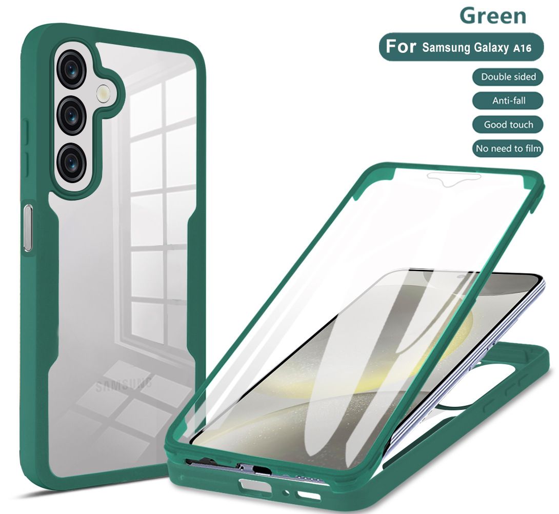 360 Full Protection Case for Samsung Galaxy A16 Cover Built-in Screen Protector