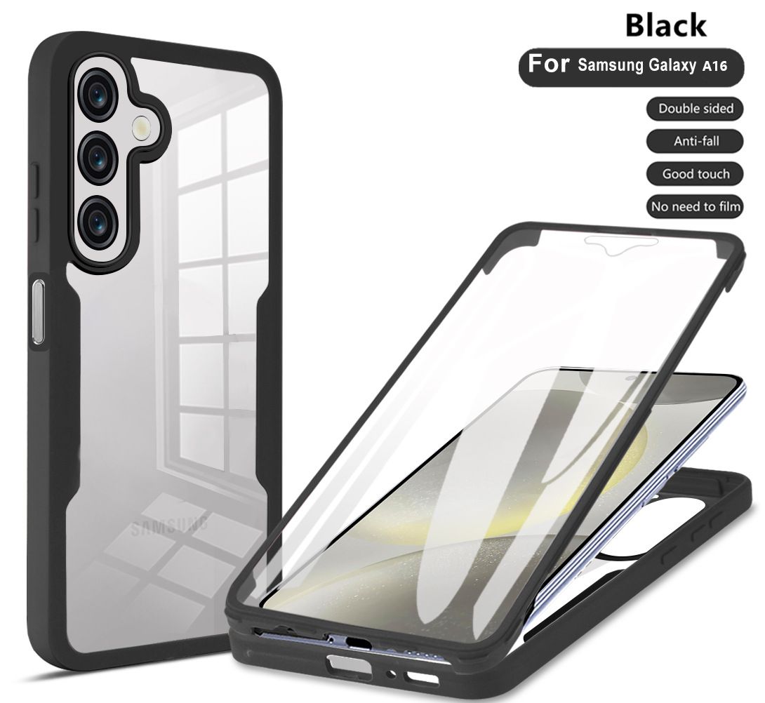 360 Full Protection Case for Samsung Galaxy A16 Cover Built-in Screen Protector