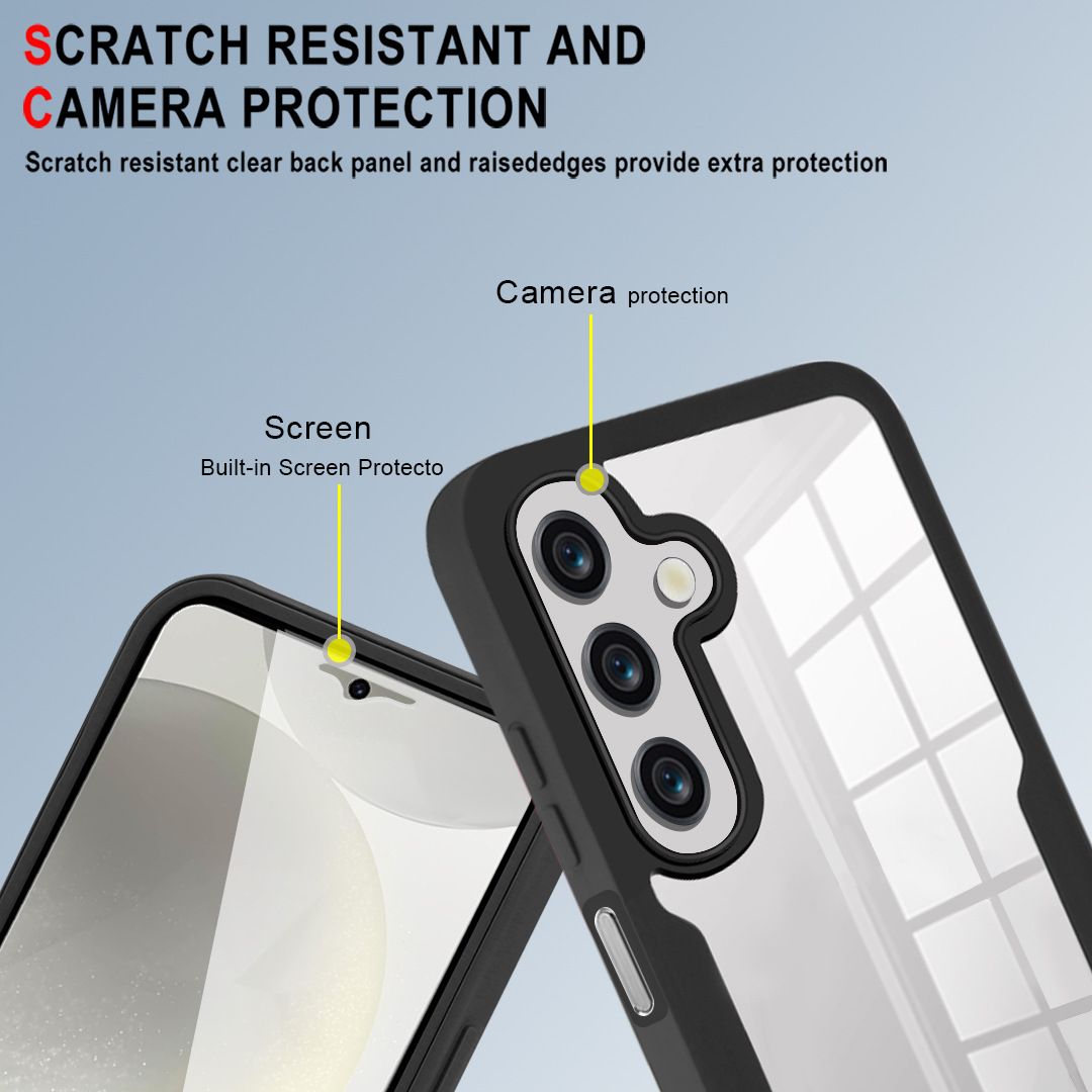 360 Full Protection Case for Samsung Galaxy A16 Cover Built-in Screen Protector