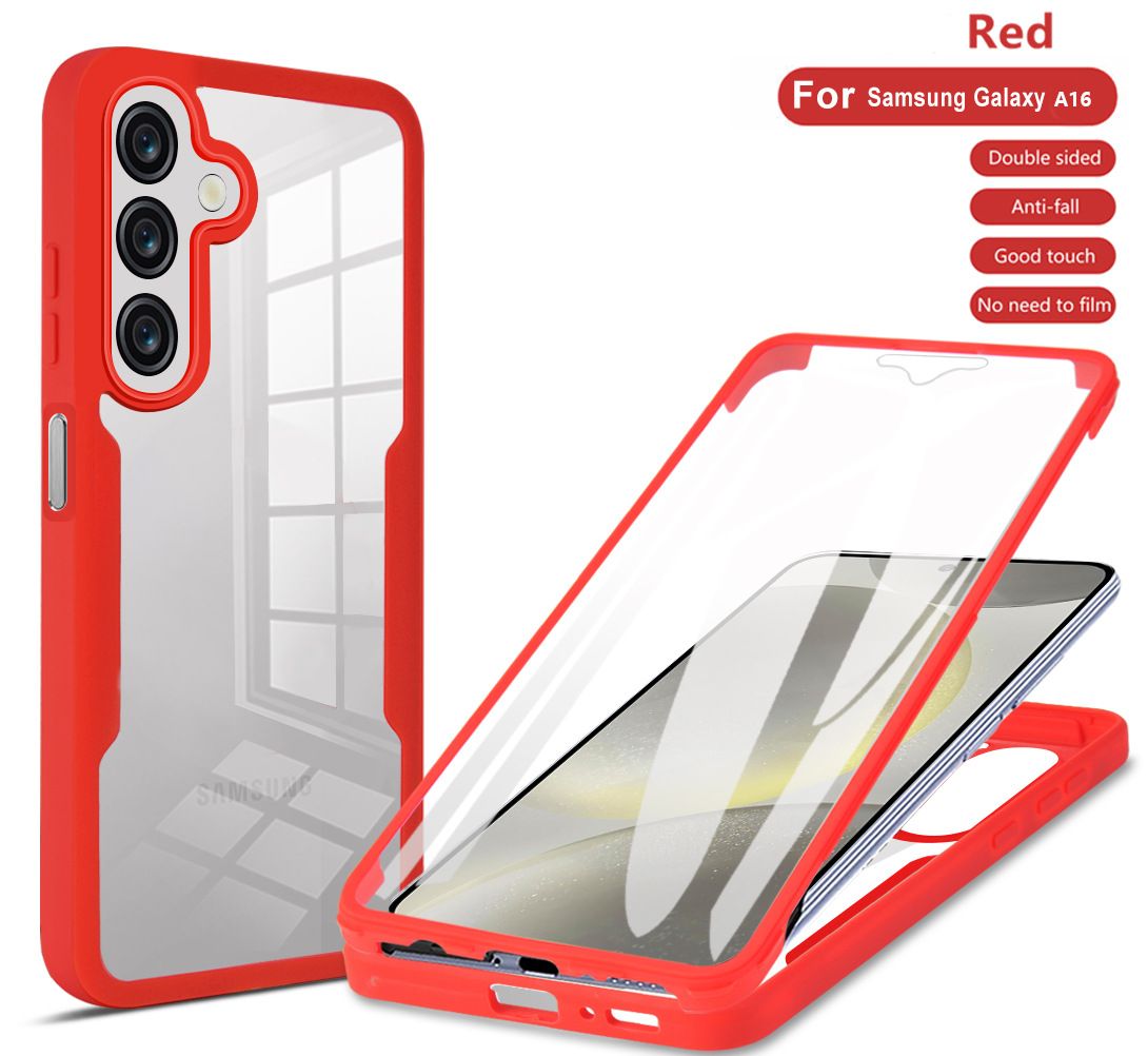 360 Full Protection Case for Samsung Galaxy A16 Cover Built-in Screen Protector