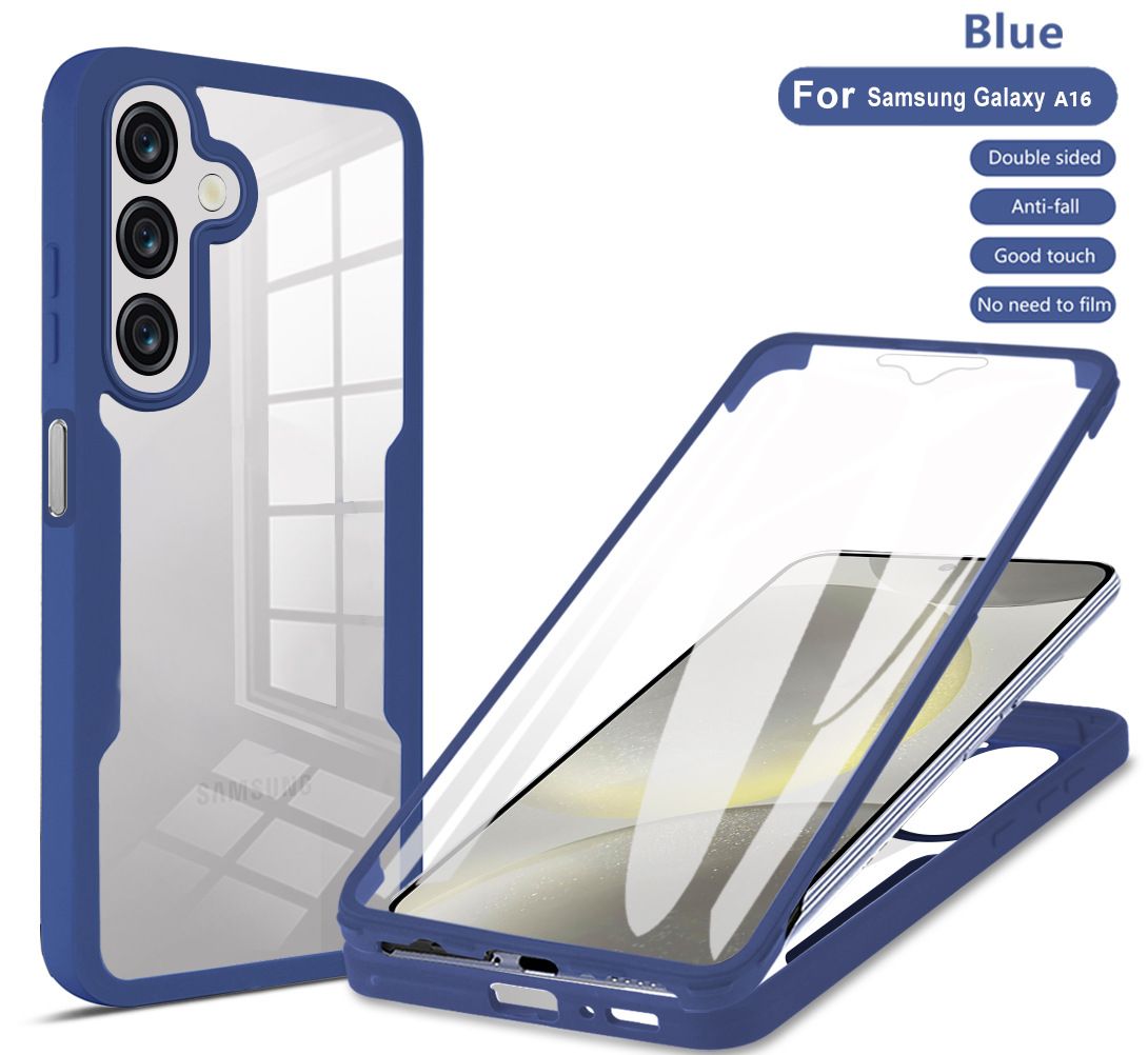360 Full Protection Case for Samsung Galaxy A16 Cover Built-in Screen Protector
