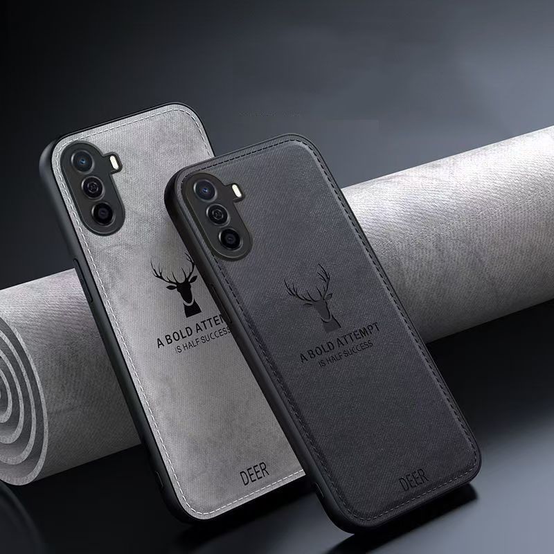Phone Case For Huawei nova Y70/Y70 Plus/Y71 Simple Cloth Pattern Shockproof Bumper Cover