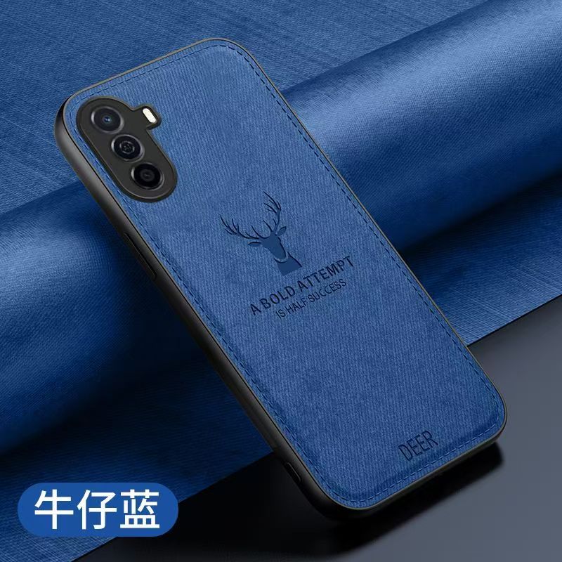 Phone Case For Huawei nova Y70/Y70 Plus/Y71 Simple Cloth Pattern Shockproof Bumper Cover