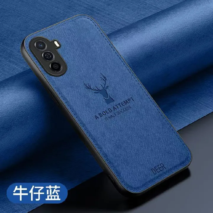 Phone Case For Huawei nova Y70/Y70 Plus/Y71 Simple Cloth Pattern Shockproof Bumper Cover