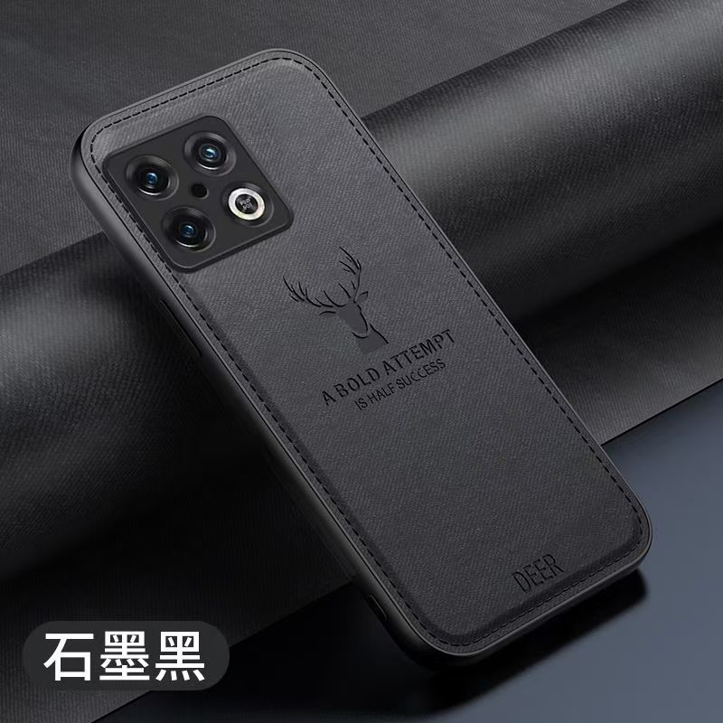 Phone Case For OnePlus 10 Pro Simple Cloth Pattern Shockproof Bumper Cover