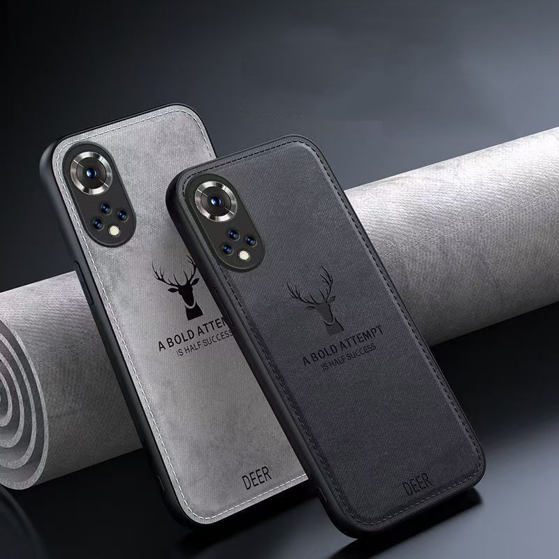 Phone Case For Huawei nova 9 6.57" Simple Cloth Pattern Shockproof Bumper Cover