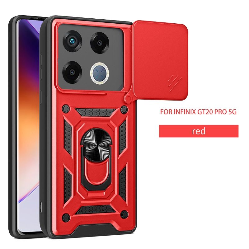 Luxury Phone Case The Camera Lens Cover For Infinix GT 20 Pro 5G Shockproof Bumper Cover vehicle-mounted Magnetic Kickstand Case
