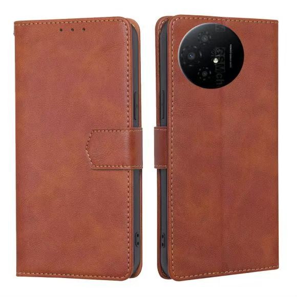 Flip Folio Cover For TCL 50 XL Leather Case Wallet Shockproof Durable Magnetic Clip Closure Phone Case
