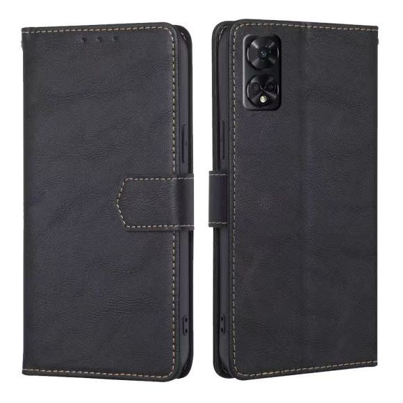 Flip Folio Cover For TCL 50 5G Leather Case Wallet Shockproof Durable Magnetic Clip Closure Phone Case