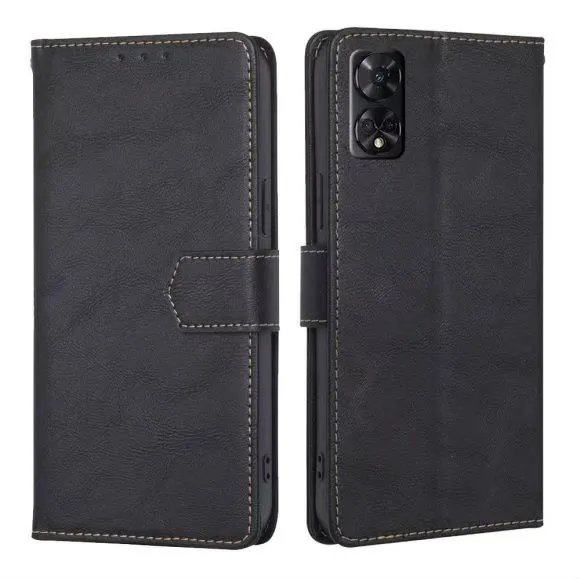 Flip Folio Cover For TCL 50 5G Leather Case Wallet Shockproof Durable Magnetic Clip Closure Phone Case
