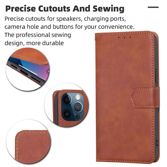 Flip Folio Cover For Tecno Camon 30 Leather Case Wallet Shockproof Durable Magnetic Clip Closure Phone Case