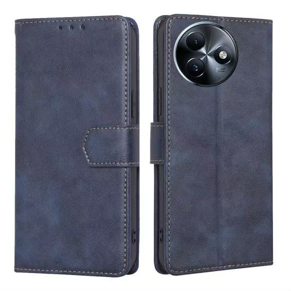 Flip Folio Cover For itel S24 Leather Case Wallet Shockproof Durable Magnetic Clip Closure Phone Case